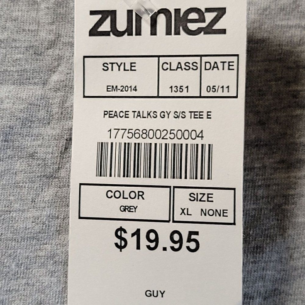 Zumiez Empyre Gray Short Sleeve T-shirt Sz XL - Picture 5 of 7